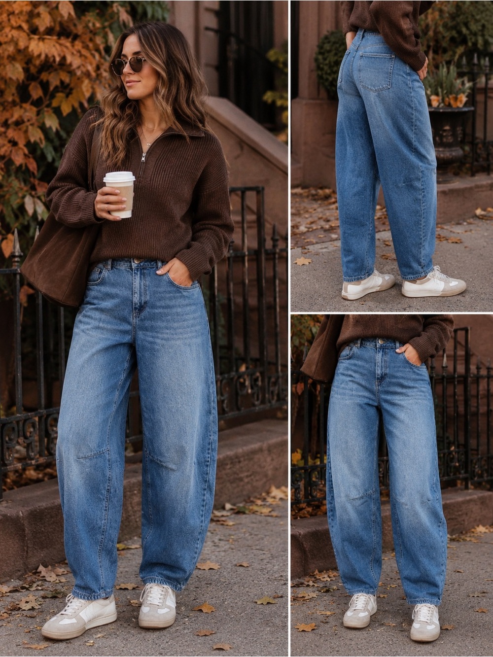 Unike Humans Barrel Leg Jeans Women’s US 8 Balloon Denim, 30” length